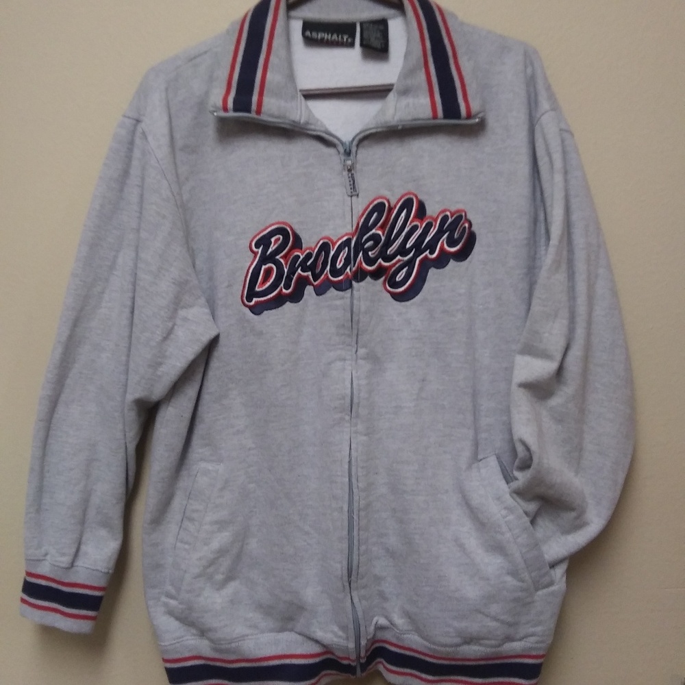 Asphalt Legend Medium Brooklyn Zip Up Sweatshirt